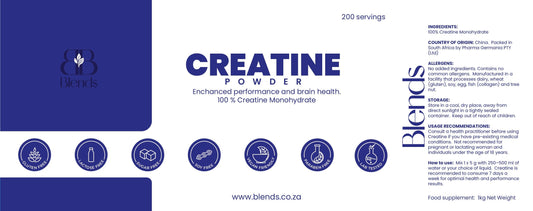 100% Creatine Monohydrate 1kg | Powder – Blends Blends